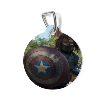 Bucky With Shield Pet Tag for Cat Kitten Dog