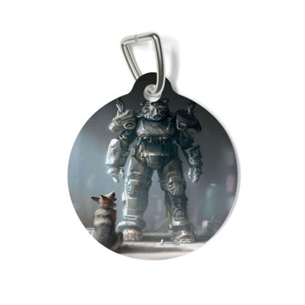 Fallout 4 Dogmeat Power Armor Pet Tag for Cat Kitten Dog