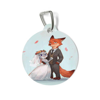 Nick and Judy Maried Zootopia Pet Tag for Cat Kitten Dog