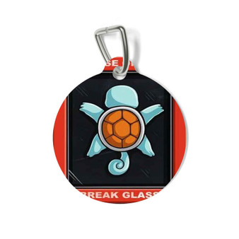 Squirtle Pokemon in Case of Fire Pet Tag for Cat Kitten Dog