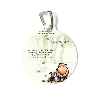 Pooh and Piglet Quotes Disney Pet Tag for Cat Kitten Dog