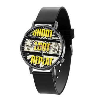 Borderlands 2 Shoot Loot Repeat Quartz Watch Black Plastic With Gift Box