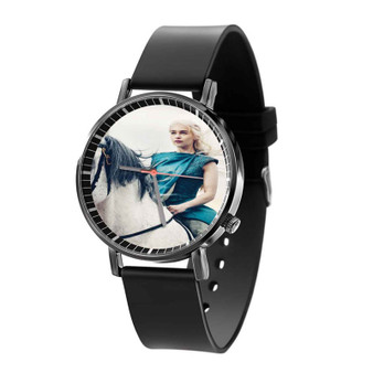 Daenerys Targaryen Game of Thrones Quartz Watch Black Plastic With Gift Box