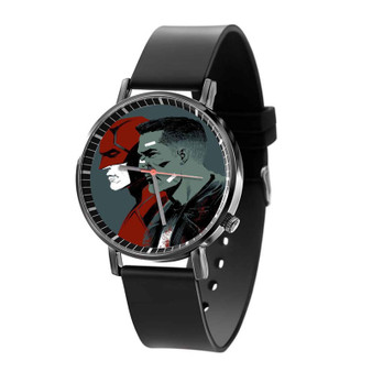 Daredevil Punisher Quartz Watch Black Plastic With Gift Box