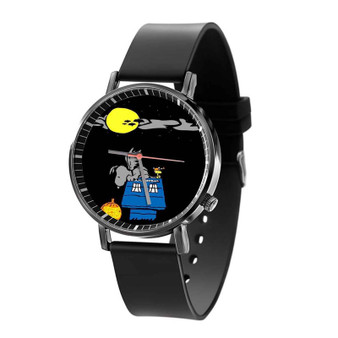 Doctor Who The Peanuts Quartz Watch Black Plastic With Gift Box