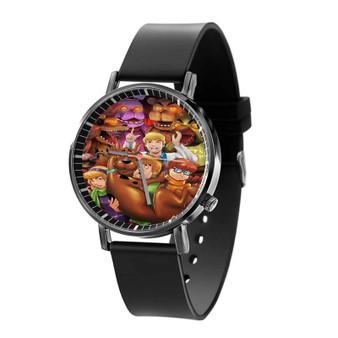Five Nights at Freddy s and Scooby Doo Quartz Watch Black Plastic With Gift Box