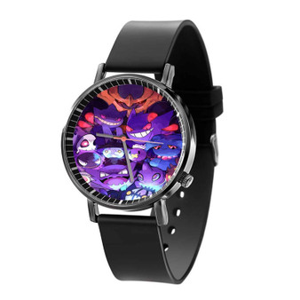 Gengar Pokemon Quartz Watch Black Plastic With Gift Box