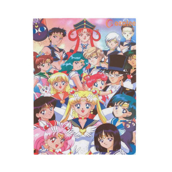 Sailor Moon Polyester Bedroom Velveteen Plush Blanket