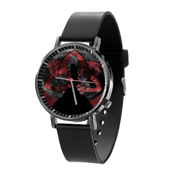 Sasuke Mangekyou Sharingan Quartz Watch Black Plastic With Gift Box