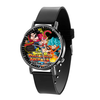 Super Dragon Ball Heroes Big Bang Quartz Watch Black Plastic With Gift Box