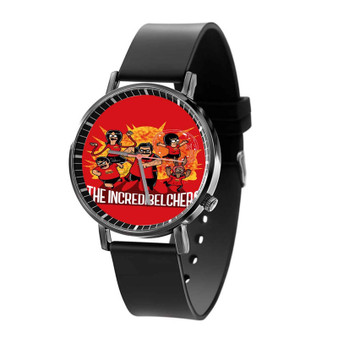 The Incredibles Bob Burgers Quartz Watch Black Plastic With Gift Box