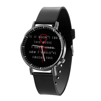 Twenty One Pilots Quotes Quartz Watch Black Plastic With Gift Box