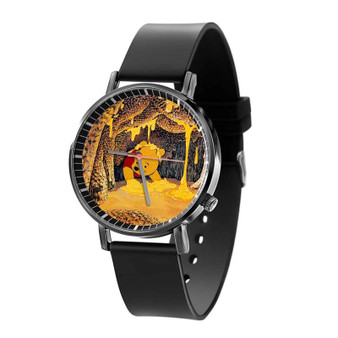 Winnie The Pooh Life is Sweet Quartz Watch Black Plastic With Gift Box