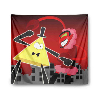 Bill Cipher vs HIM Tapestry Polyester Indoor Wall Home Decor