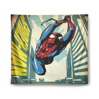 Comic Spiderman Tapestry Polyester Indoor Wall Home Decor