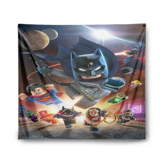 DC Comics Superheroes Lego Tapestry Polyester Indoor Wall Home Decor