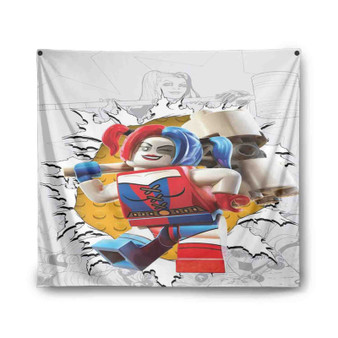 Harley Quinn LEgo Tapestry Polyester Indoor Wall Home Decor