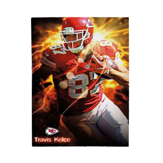 Travis Kelce Kansas City Chiefs Polyester Bedroom Velveteen Plush Blanket