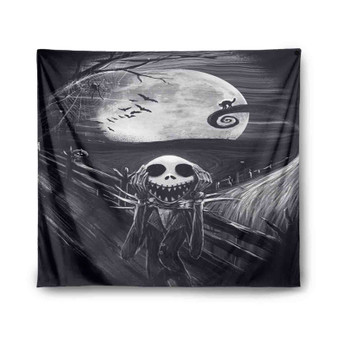 Jack Skellington The Scream Tapestry Polyester Indoor Wall Home Decor