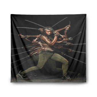 Michonne The Walking Dead Tapestry Polyester Indoor Wall Home Decor