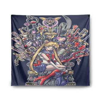Sailor Moon Game of Thrones Tapestry Polyester Indoor Wall Home Decor