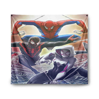 Spiderman Characters Tapestry Polyester Indoor Wall Home Decor