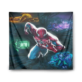 Spiderman Running Tapestry Polyester Indoor Wall Home Decor