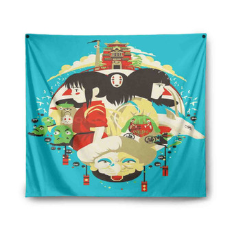 Studio Ghibli Characters Tapestry Polyester Indoor Wall Home Decor