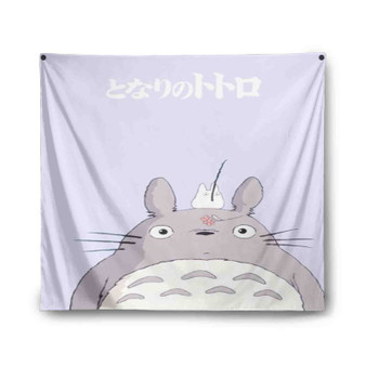 Totoro and Little Totoro Studio Ghibli Tapestry Polyester Indoor Wall Home Decor