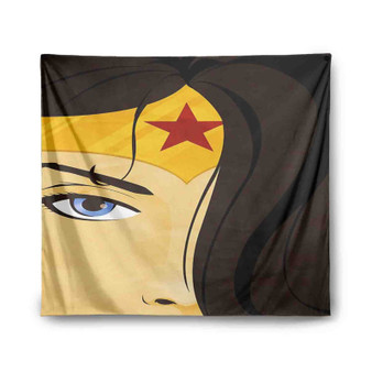 Wonder Woman Face Art Tapestry Polyester Indoor Wall Home Decor