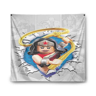 Wonder Woman Lego Tapestry Polyester Indoor Wall Home Decor