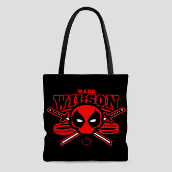Deadpool Wade Wilson Tote Bag AOP With Cotton Handle