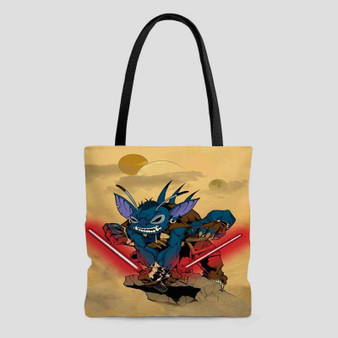Disney Stitch Star Wars Tote Bag AOP With Cotton Handle