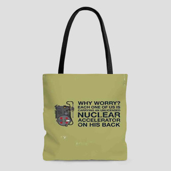 Ghostbusters Quotes Tote Bag AOP With Cotton Handle