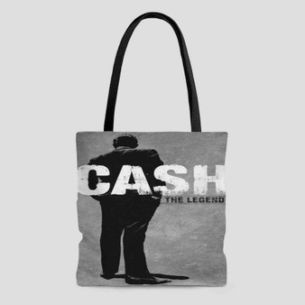 Johnny Cash The Legend Tote Bag AOP With Cotton Handle