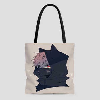 Kaneki Ken Nakigitsune Mask Tokyo Ghoul Tote Bag AOP With Cotton Handle