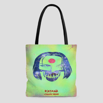 Katana Galaxy Suicide Squad Tote Bag AOP With Cotton Handle