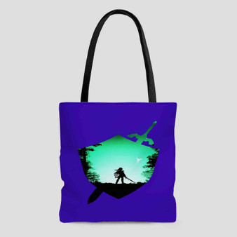 Link The Legend of Zelda Art Tote Bag AOP With Cotton Handle