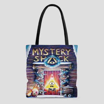 Mystery Shack Gravity Falls Tote Bag AOP With Cotton Handle