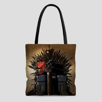 Optimus Prime Game of Thrones Tote Bag AOP With Cotton Handle