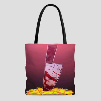 Sans Undertale Knife Tote Bag AOP With Cotton Handle