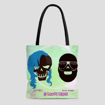 Skrillex and Rick Ross Suicide Squad Tote Bag AOP With Cotton Handle