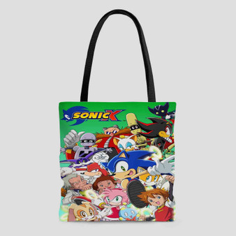 Sonic X Tote Bag AOP With Cotton Handle