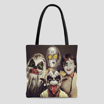 Star Wars as Kiss Band Tote Bag AOP With Cotton Handle