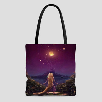 Tangled Rapunzel Light on Night Disney Tote Bag AOP With Cotton Handle