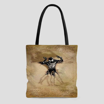 Vitruvian Spiderman Tote Bag AOP With Cotton Handle