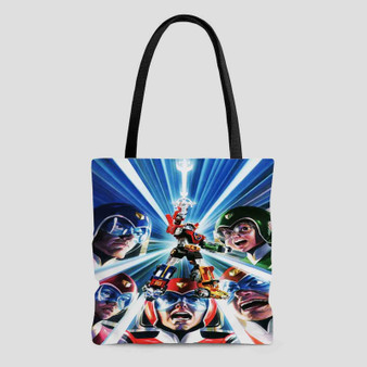 Voltron Defender of the Universe Tote Bag AOP With Cotton Handle