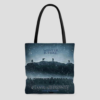 Winter is Here Game of Thrones Season 7 Tote Bag AOP With Cotton Handle