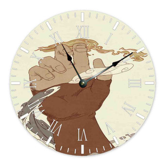 Avatar The Legend of Korra Art Wall Clock Round Non-ticking Wooden