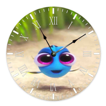 Baby Dory Disney Wall Clock Round Non-ticking Wooden